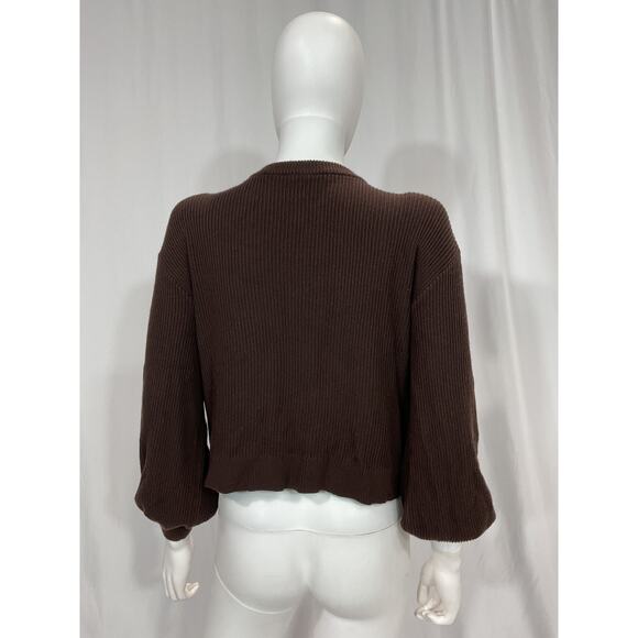 Lululemon 'Reversible' Black Crossover Sweater Size 8 - Picture 3 of 5